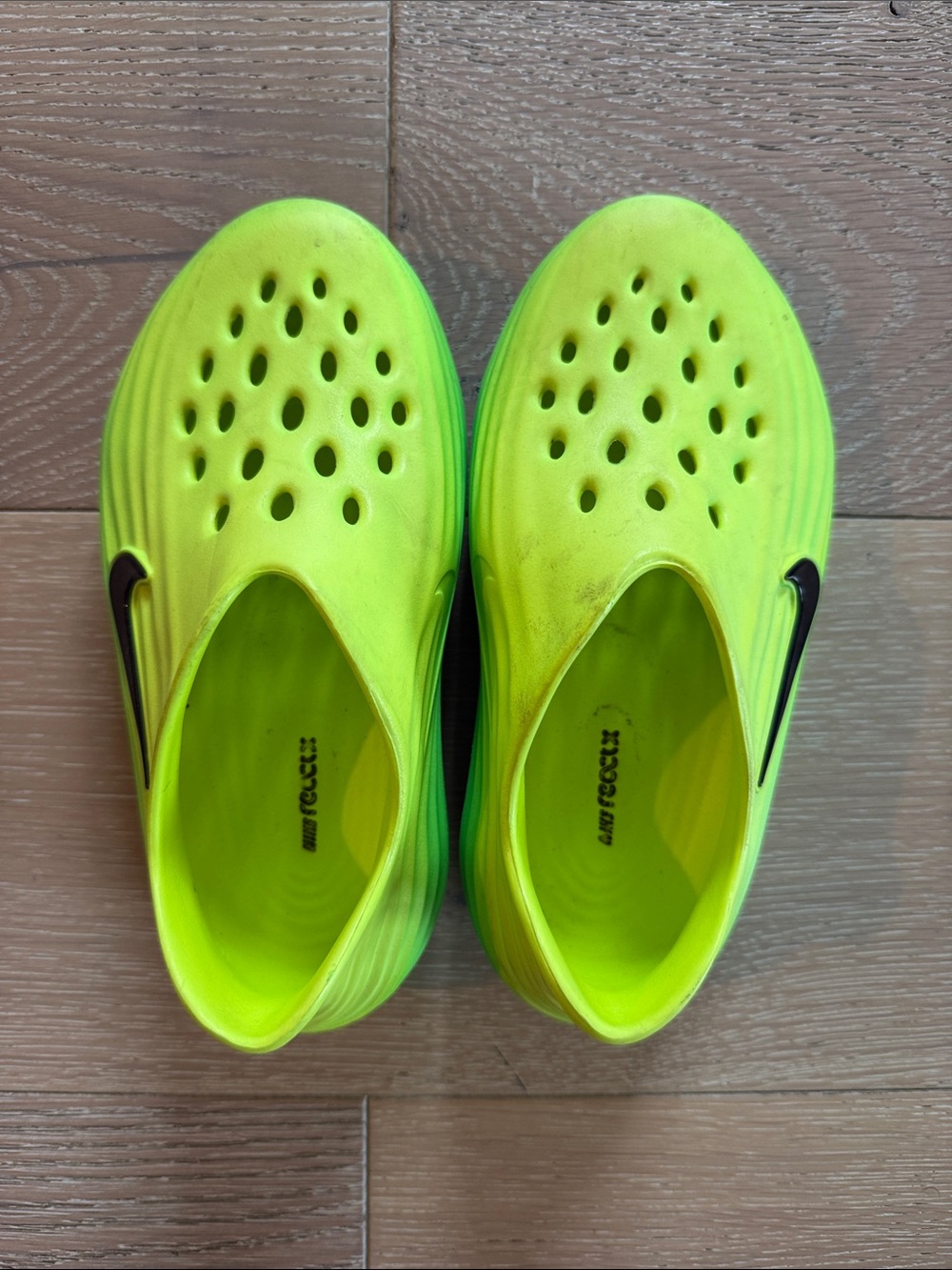Nike Kids Neon Lime ReactX Rejuven8 (Slip-On Clog)